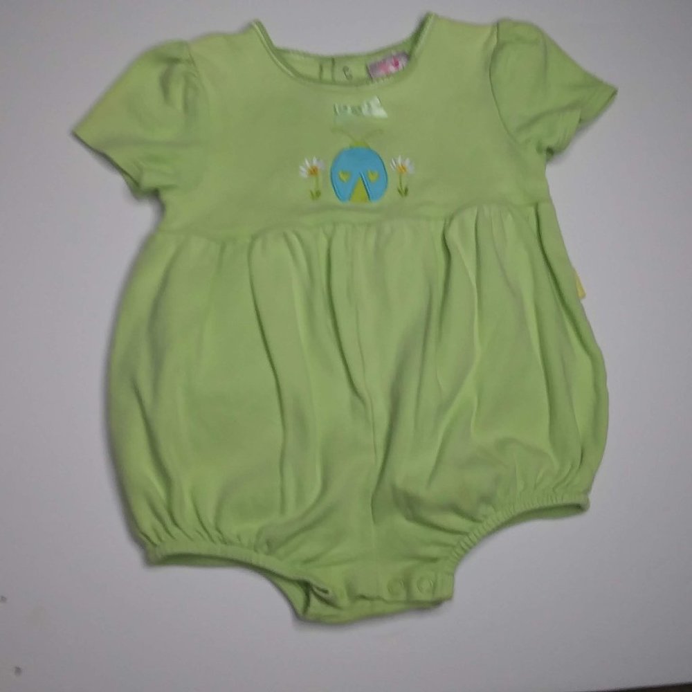 Carter's Infant Girls Green Bubble Suit Size 12 mo